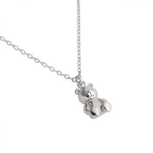 one sea S925 silver/gold baby bear necklace (N216)