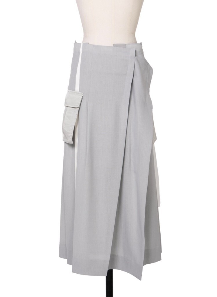 sacai Suiting Mix Skirt