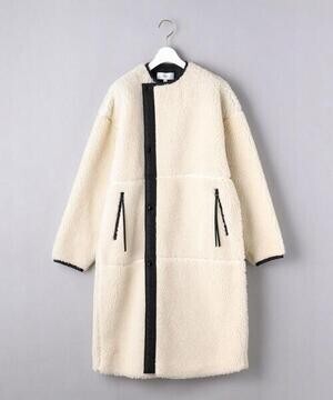 HYKE ボアロングコート