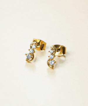 VATSURICA 【t-1303P⑤】《trim》ニッケルフリージルコニアプチピアス2