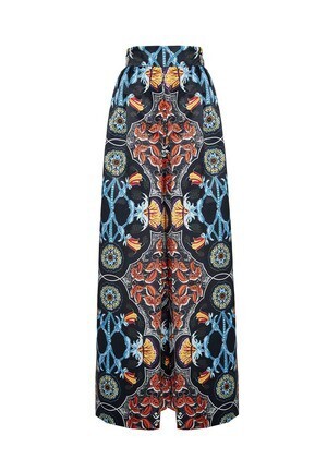 Alice + Olivia HIGH WAIST DEEP PLEATED CULOTTE