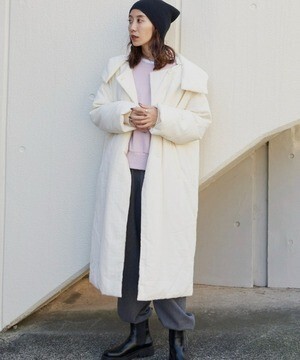 Auntie Rosa Holiday 2WAY中綿オーバーフーディコート