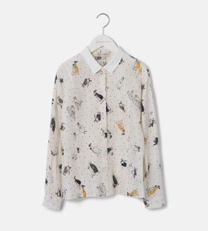 PAUL & JOE SISTER CARTOON SILK PT ブラウス