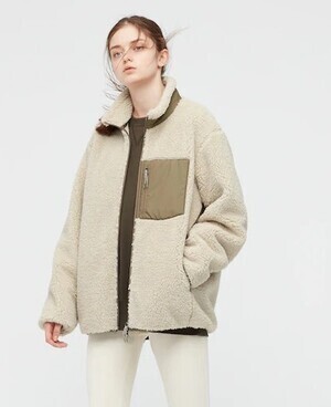 UNIQLO 防風アウターフリースジャケット