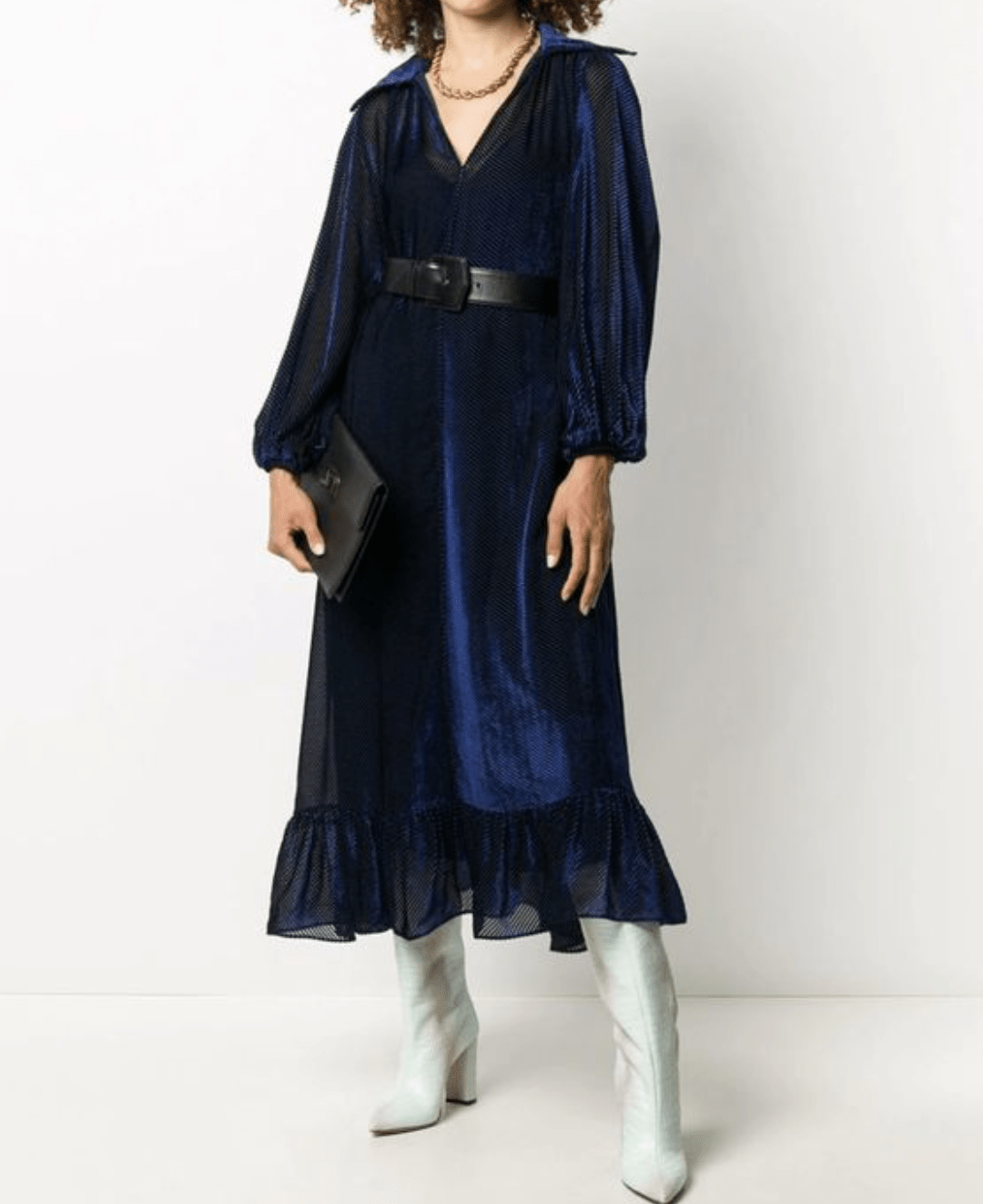 FENDI DEVORE VELVET DRESS