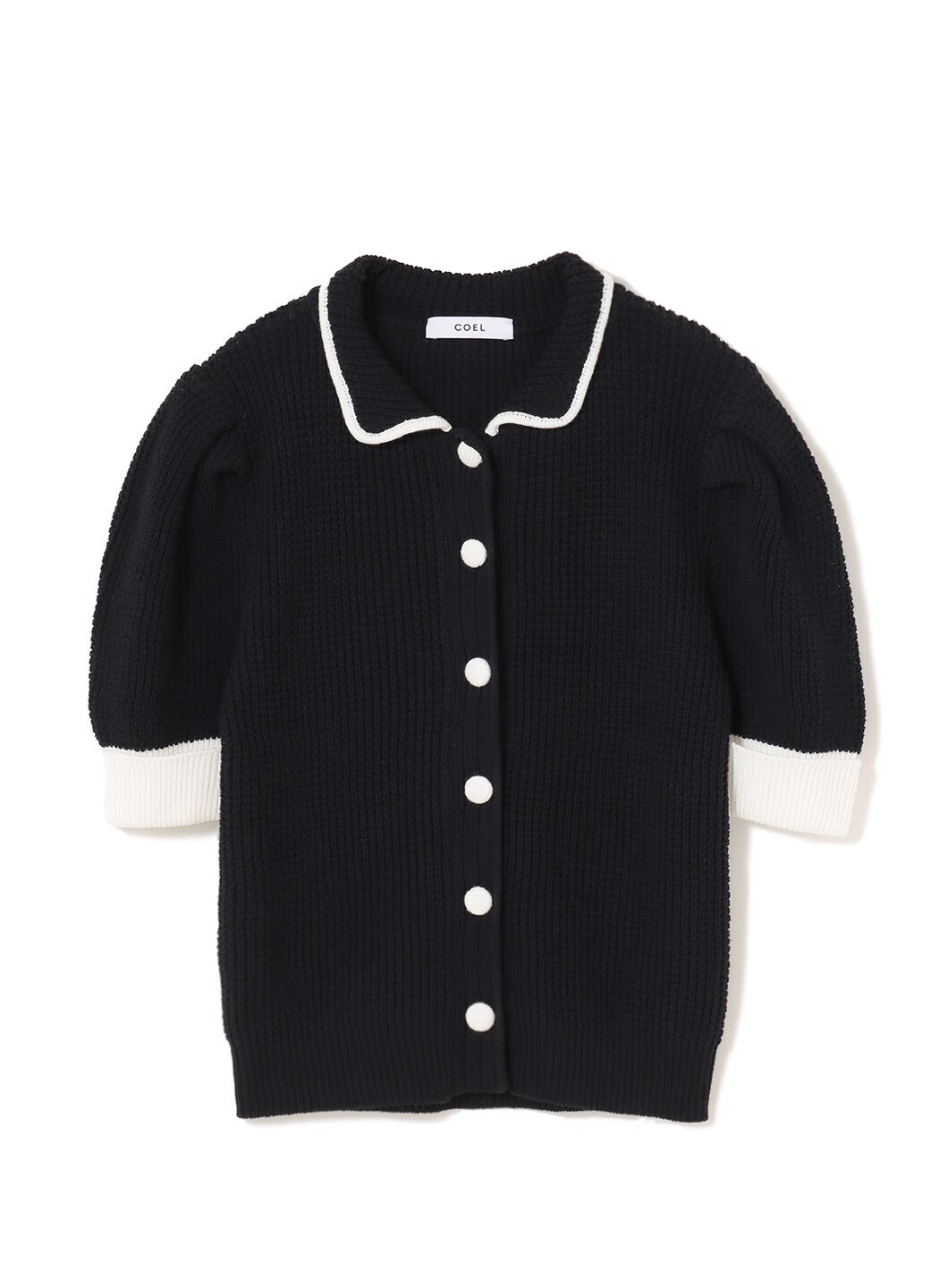 COEL ワッフル配色ニット