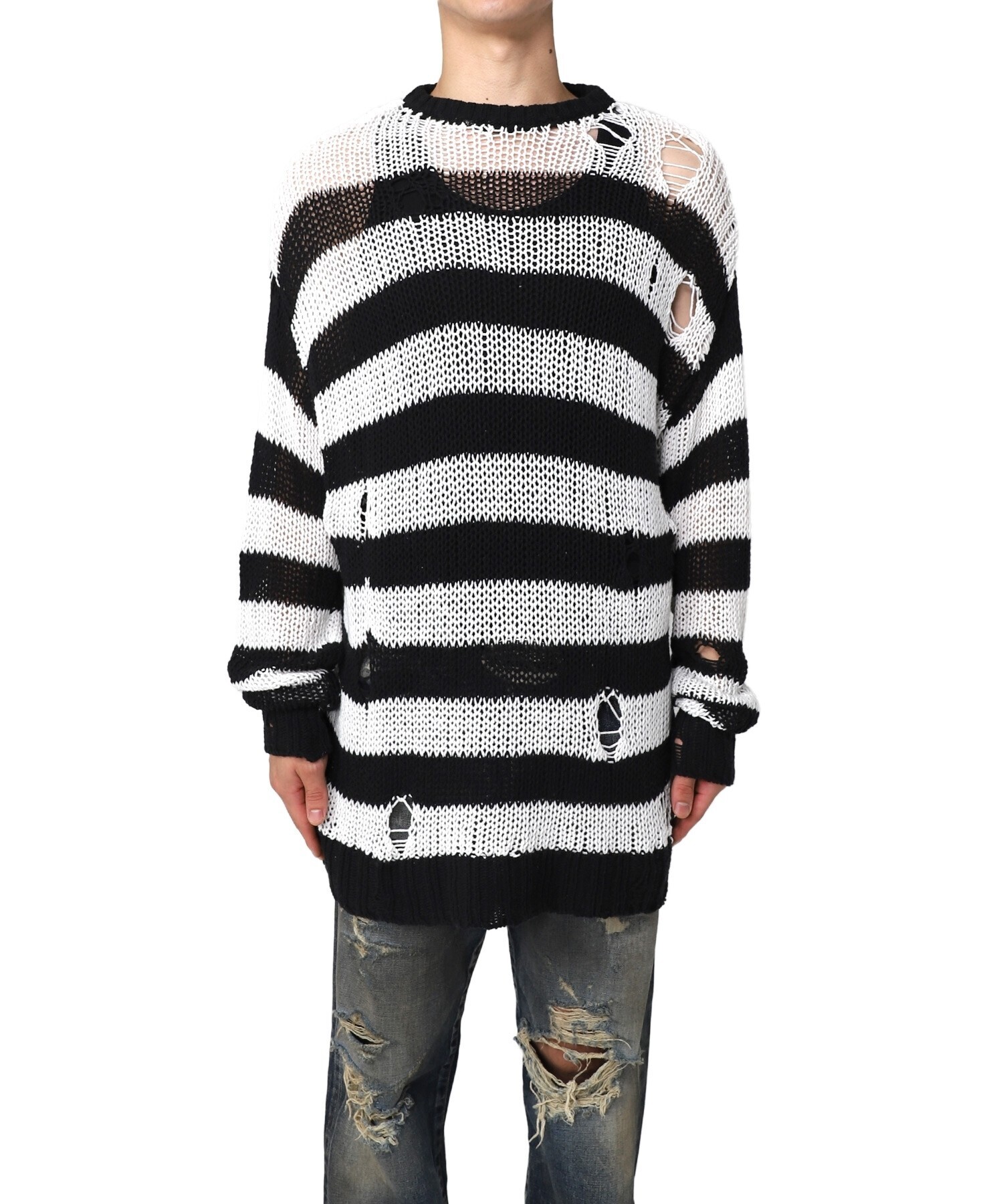 MYne Broken Stripe Knit