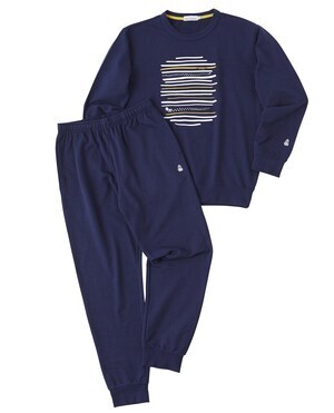 Hush Puppies ミニ裏毛上下スウェットパジャマ