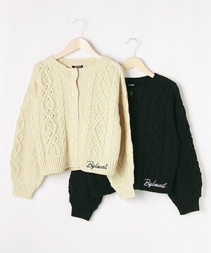 by loveit アラン柄カーディガン