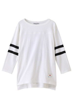 AMERICANA バックプリントTシャツホワイト