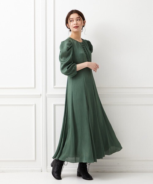 Aimer パフスリーブワンピース