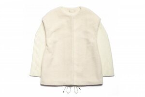RIELLE riche Knit Sleeve Boa Jacket