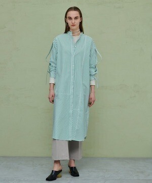 PUBLIC TOKYO カッティングシャツワンピース /ウォッシャブル