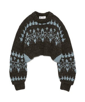 Lily Brown ノルディックニットプル