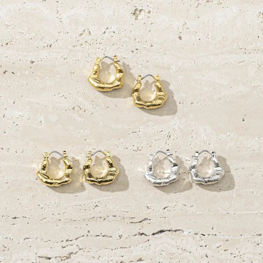 Soierie Terrazzo small pierce (2P)