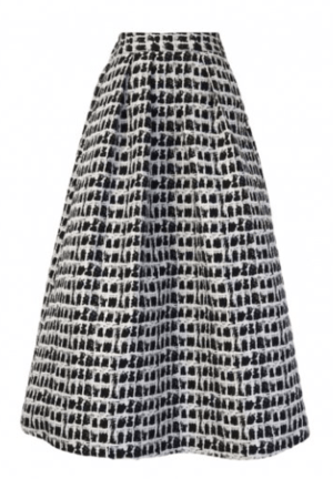 BayBee lady Jacquard skirt(pink check)