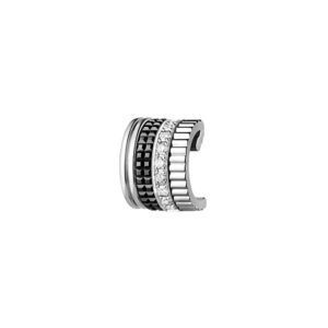 BOUCHERON QUATRE BLACK EDITION キャトル ブラック シングル クリップイヤリング スモール