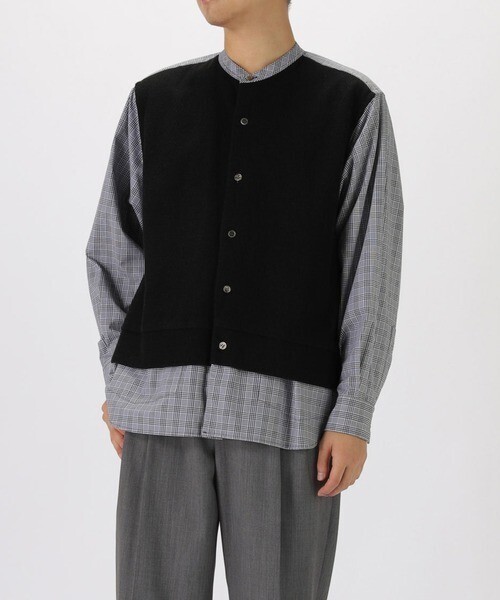 ZUCCa シャツ ブラウス シャツドッキング/シャツ