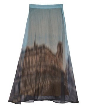 Ameri VINTAGE SULLY SHEER FLARED SKIRT