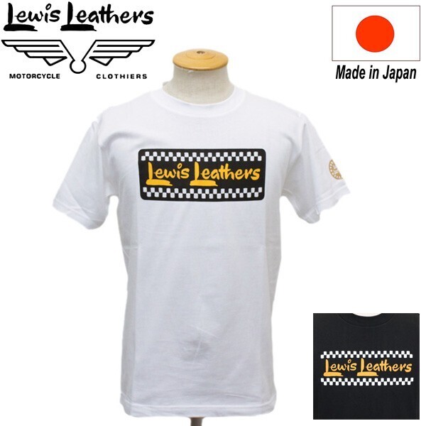 Lewis Leathers CHECKER LOGO T-SHIRT