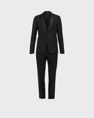 PRADA シングルブレスト キッドモヘア タキシード