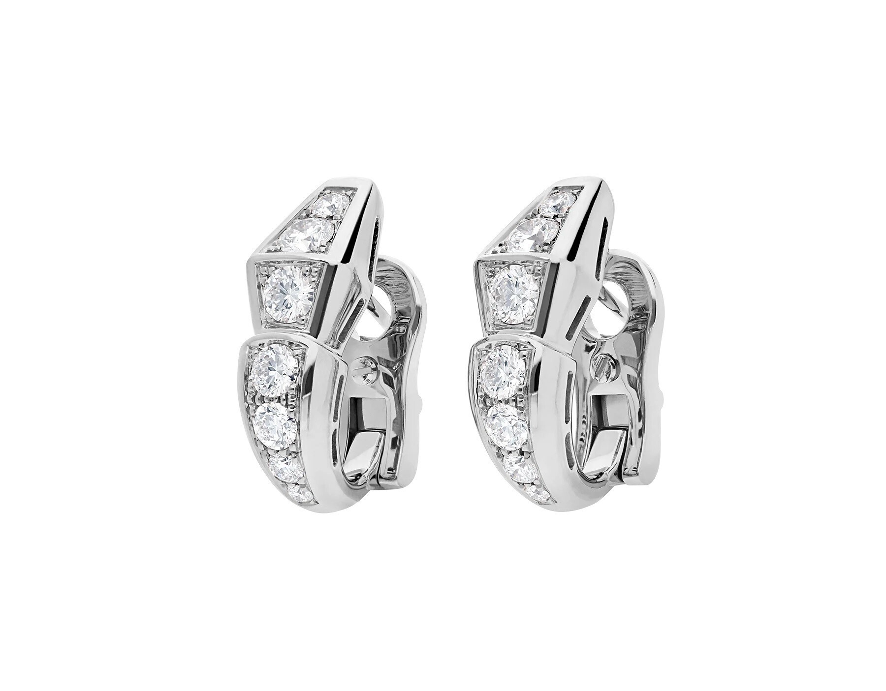 BVLGARI Serpenti White Gold Earrings