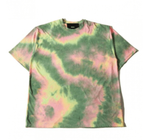 BULLISH tie dye big short sleeve T-shirt