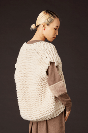 canaco_ HAND KNITTED CARDIGAN（S-067）