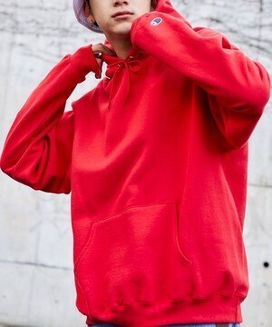 Champion Champion HOODED オーバーサイズ プルオーバーパーカー