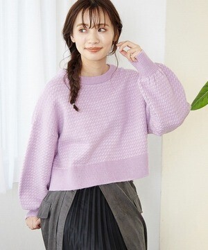 mysty woman バーズアイショートプルオーバー