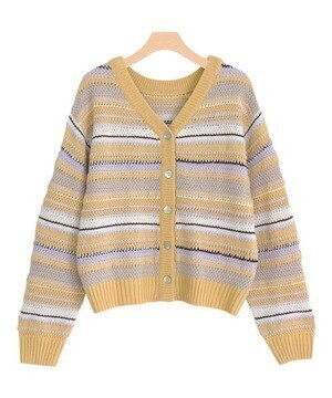 Pierrot 2wayボーダーニット