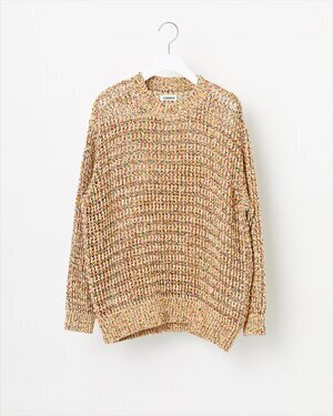 COOHEM WOMEN_LADDER NET KNIT PULLOVER
