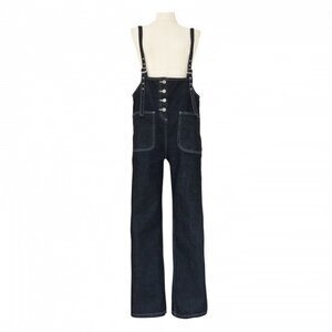 BayBee button design denim salopette