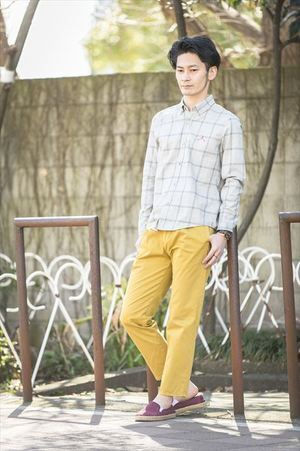 Ripo trenta anni 【RTA15SS-PT028】ギャバストレッチアンクル丈タックパンツ