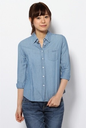 JOURNAL STANDARD 【ORIAN/オリアン】 COTTON LINEN DENIM MINI：シャツ