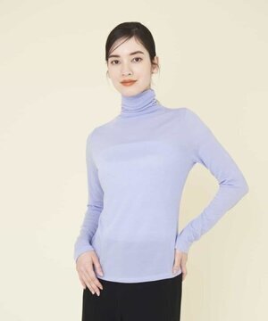 Sybilla テンセルストレッチハイネックカットソー