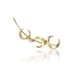 STAR JEWELRY K10 ピアス EAR CLIMBER