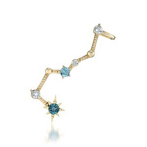 STAR JEWELRY K10 ピアス/イヤーカフ CONSTELLATION