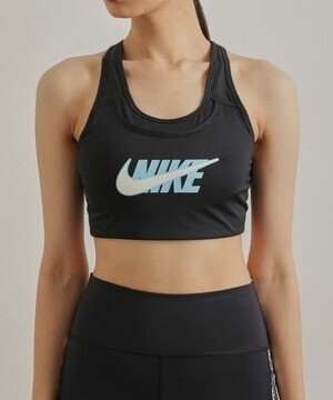 NIKE ナイキ Dri-Fit スウッシュ アイコンクラッシュ ミディアムサポート スポーツブラ