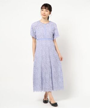 LADYMADE ラグランレーススカラップドレス