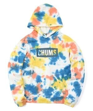 CHUMS チャムスロゴプルオーバーパーカーループパイル