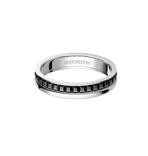 BOUCHERON quatre black edition キャトル ブラック リング ハーフ