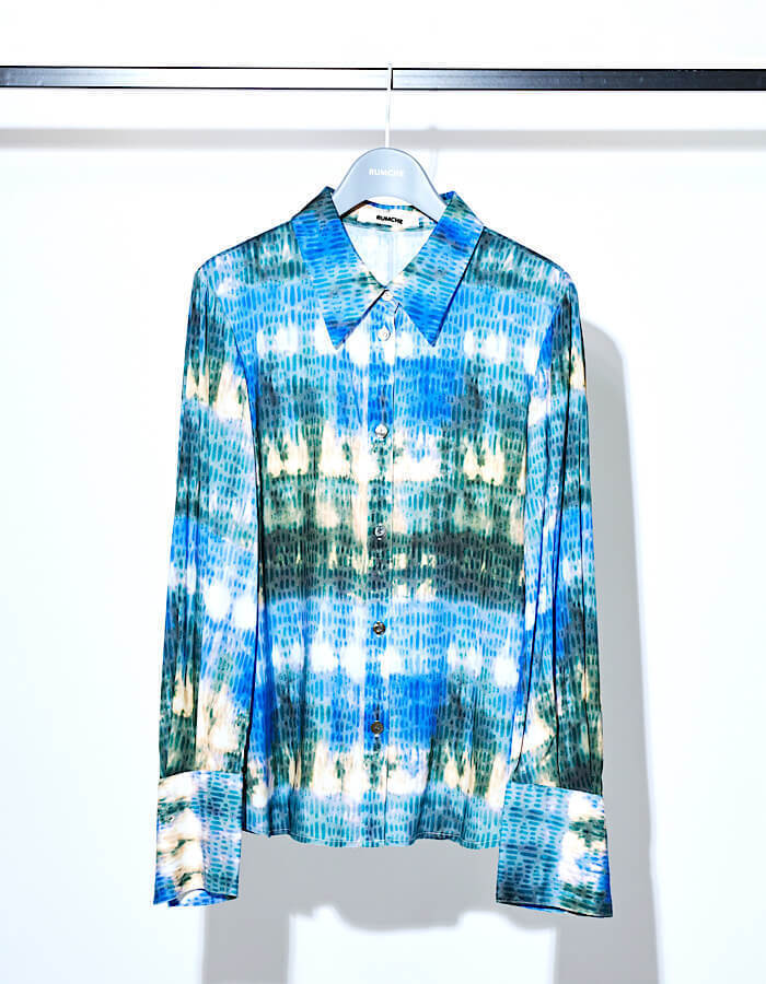 RUMCHE EMMA” Original Print Shirt / blue