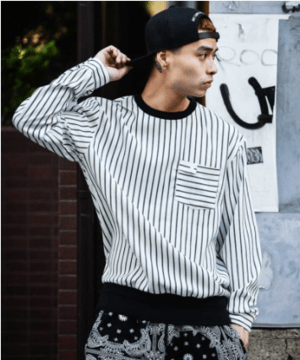 BULLISH striped shirt trainer