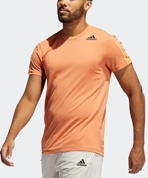 adidas HEAT. RDY 3ストライプス 半袖Tシャツ [HEAT. RDY 3-Stripes Tee] アディダス