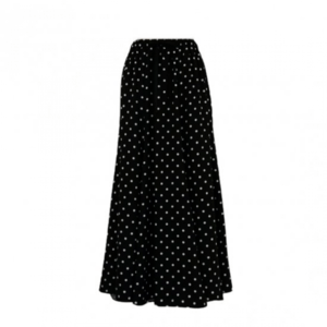 BayBee dot flare skirt(black)