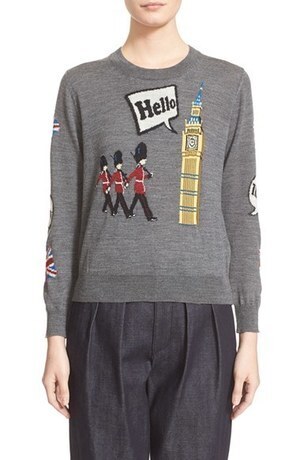 tricot COMME des GARCONS Intarsia Knit Sweater