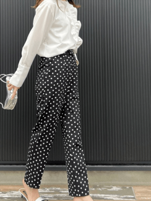 Dolce. ドットパンツ【black】M