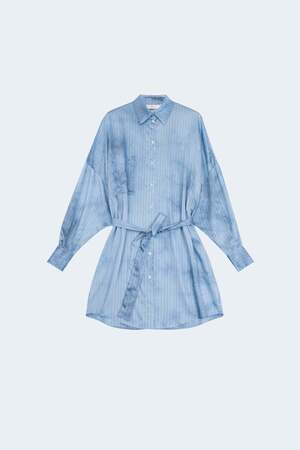 TELA Long Belted Shirt