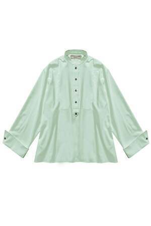 SOLOV FLARE BOX DRESS SHIRT